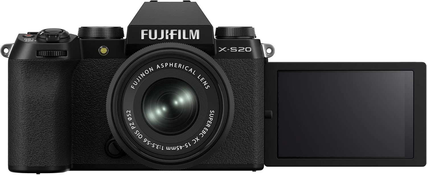 Fujifilm X-S20 Mirrorless Digital Camera XC15-45mm Lens Kit Black - Image 6